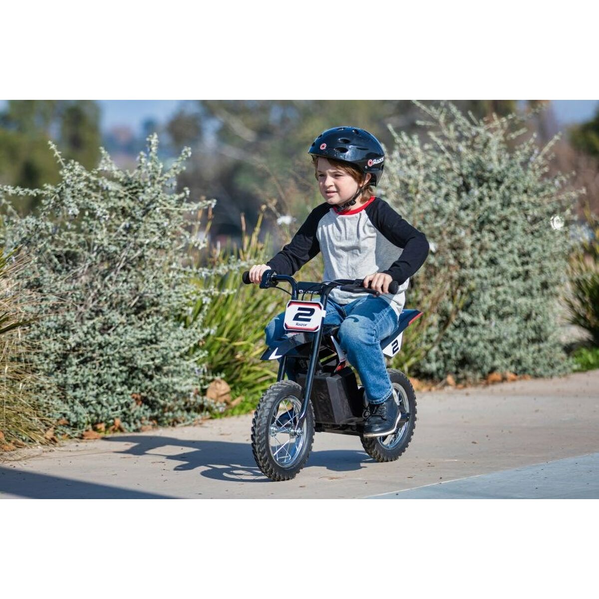 Scooter electric pentru copii Razor MX125 Alb Crom